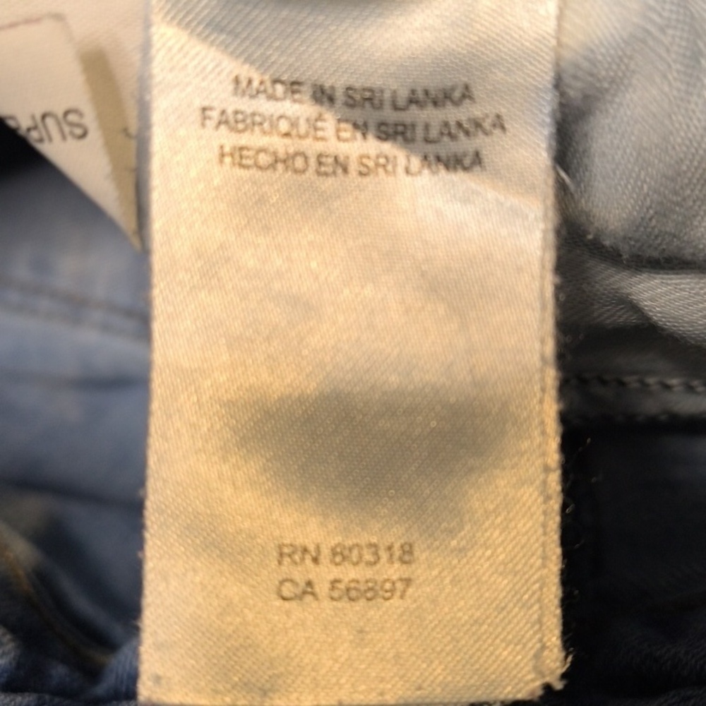 Lolita Super Skinny w/25" Inseam🍀Low Rise Lucky Brand Denim Jeans sac906 - Picture 6 of 8